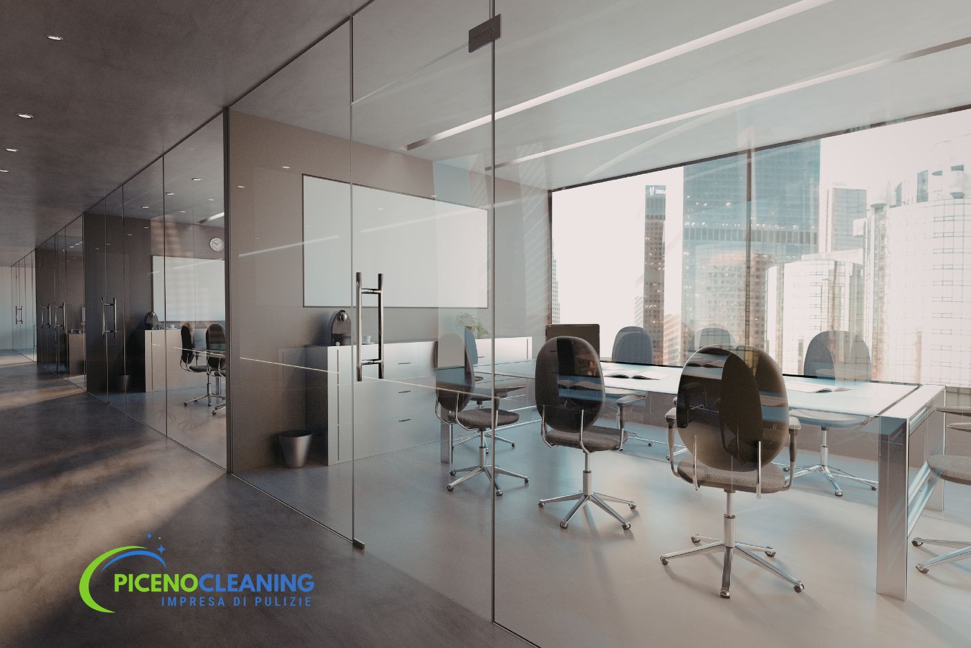 Pulizia vetri uffici Ascoli Piceno e Teramo